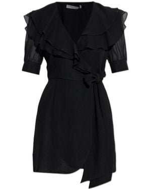Alessandra Rich Short Sleeve Dress - Black