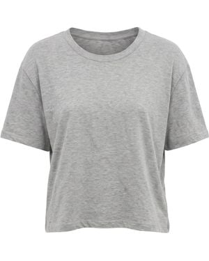 MM6 by Maison Margiela Short Sleeves T-Shirts - Grey
