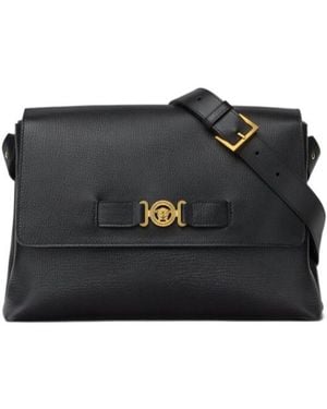 Versace Medusa Biggie Messenger Bag - Black