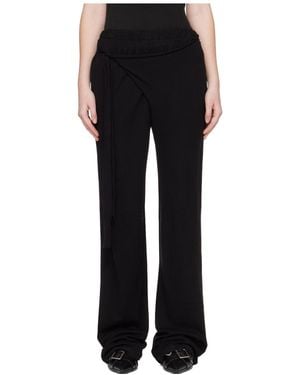 OTTOLINGER Casual Trousers With Elastic Waistband - Black