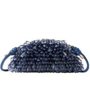 Cult Gaia Beaded Shoulder Bag - Blue