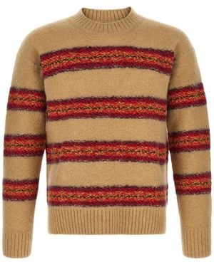 Dries Van Noten Striped Sweater - Orange