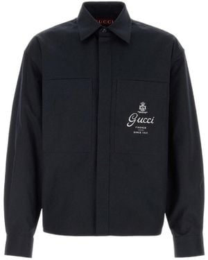 Gucci Casual Shirt-Style Jacket - Blue