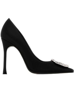 AMINA MUADDI Pointed High Heels - Black