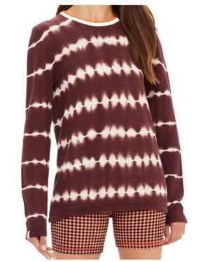 The Upside Amana Tie-Dye Knitted Sweater - Red