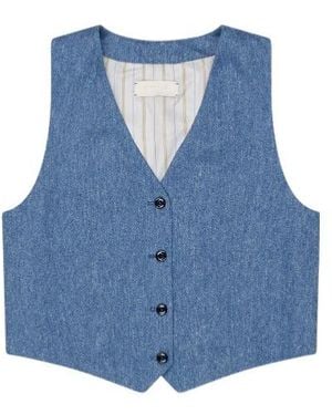 Circolo 1901 V-Neck Vest - Blue