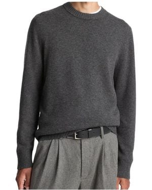 Vince Wool-Cashmere Crew Neck Jumper - Grey
