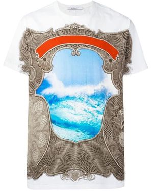 Givenchy Columbian Printed T-Shirt - Blue
