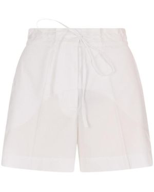 P.A.R.O.S.H. Drawstring Shorts - White