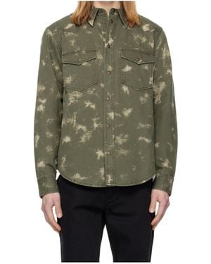 Isabel Marant Curved-Hem Shirt - Green