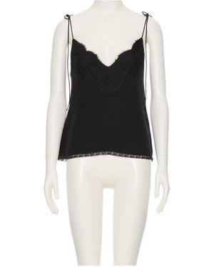 Valentino Spaghetti Strap Camisole - Black