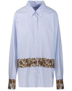 Dries Van Noten Cheers Shirt - Blue