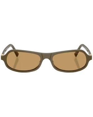 Miu Miu Eyewear Miu Regard Geometric Frame Sunglasses - Metallic