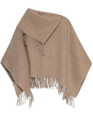 By Malene Birger Wool Poncho - Natural
