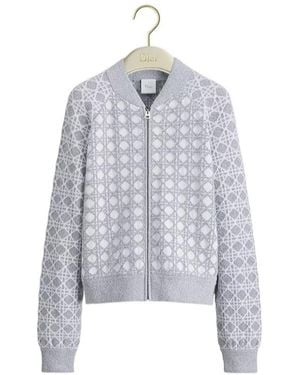 Dior Macrocannage Bomber Jacket - Gray