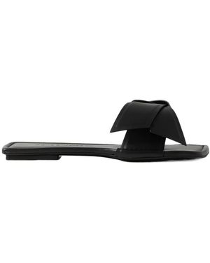 Acne Studios Logo Slippers - Black