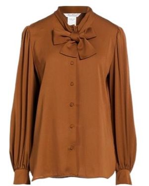 Max Mara Solid Colour Shirts - Brown
