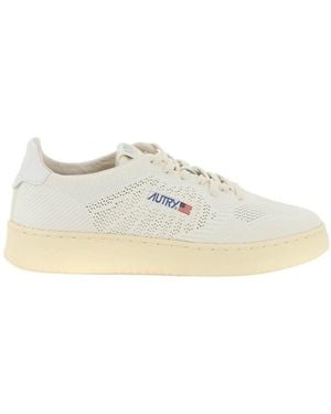 Autry Medalist Easeknit Logo Patch Sneakers - White