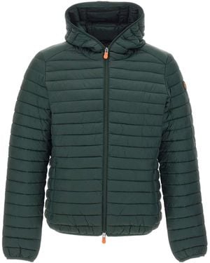 Save The Duck Donald Hooded Down Jacket - Green