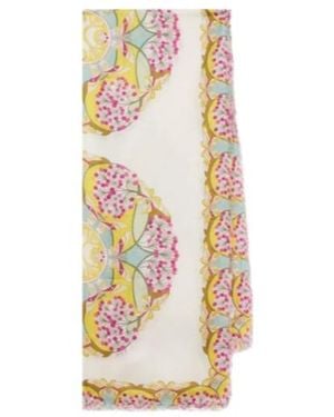 La DoubleJ Florette Placée Scarf - White