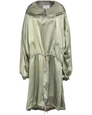 Maison Margiela Lightweight Hooded Trench Coat - Grey