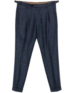 Berwich Retrotd Relaxed Fit Trousers - Blue