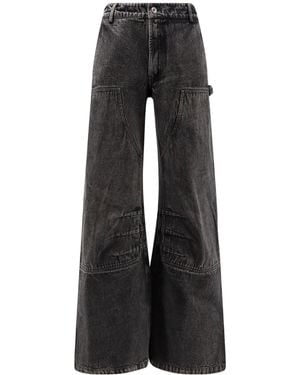 ih nom uh nit Stitched Detailed Jeans - Black