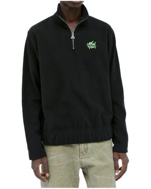 Carne Bollente Logo Embroidered Sweatshirt - Black