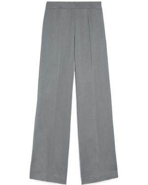 Jil Sander High Waist Straight Leg Trousers - Grey