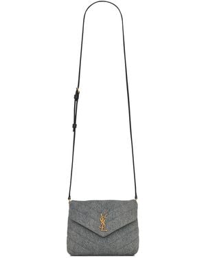 Saint Laurent Loulou Toy Bag - White