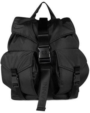 Ganni Fashion Backpack - Black