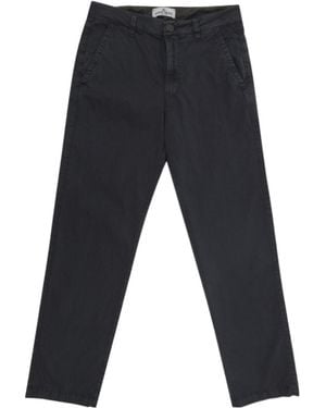Stone Island Junior Compass-Patch Straight-Leg Pants - Black