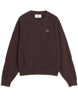 Maison Kitsuné Baby Fox Open Pocket Sweatshirt - Brown