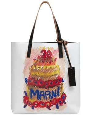 Marni 30Th Anniversary Tote Bag - Red