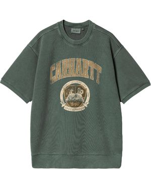 Carhartt Library Sweatshirt in Green for Men | Lyst