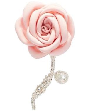 Magda Butrym Embellished-Plated Single Earring - Pink
