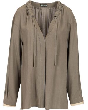 DURAZZI MILANO Long-Sleeved Shirt - Brown