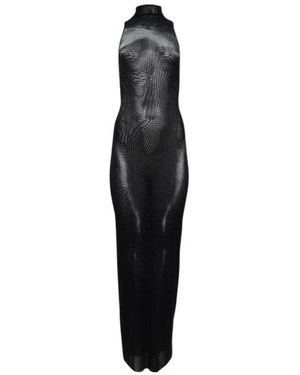 Jean Paul Gaultier The Long Body Dust Dress - Black