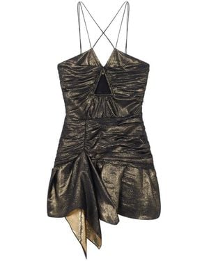 IRO Nikki Crossover-Strap Mini Dress - Black