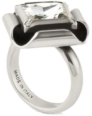 Givenchy Shimmering Crystal Ring - White