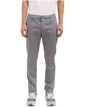 Dondup Gaubert Slim-Leg Pants - Gray