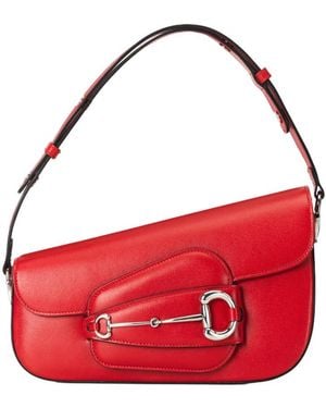 Gucci Horsebit 1955 Shoulder Bag - Red