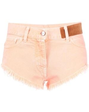 Palm Angels Denim Hot Trousers - Pink