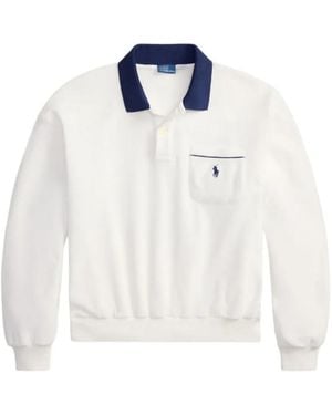 Polo Ralph Lauren Long-Sleeve Polo T-Shirt - White