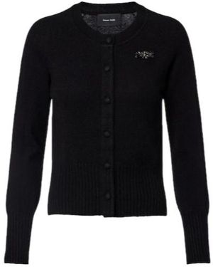 Simone Rocha Embellished Cashmere Cardigan - Black