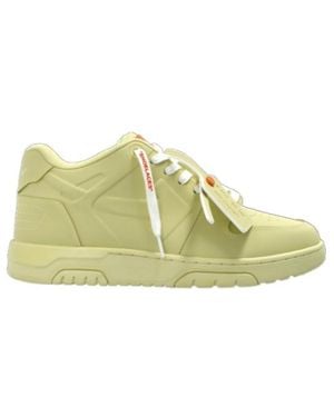 Off-White c/o Virgil Abloh Out Of Office Lace-Up Trainers - Yellow