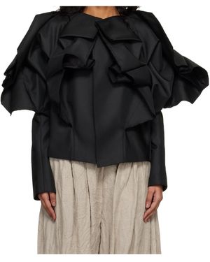 Comme des Garçons Ruffled Jacket - Black