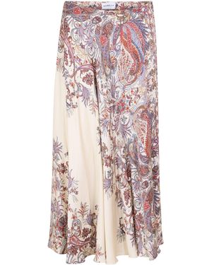 Marella Printed Skirt - Pink
