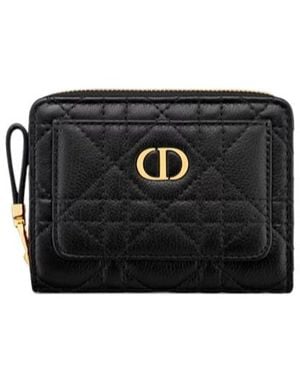Dior Caro Acacias Wallet - Black