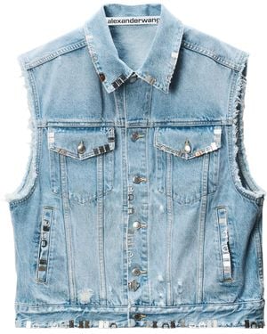 Alexander Wang Denim Vest - Blue
